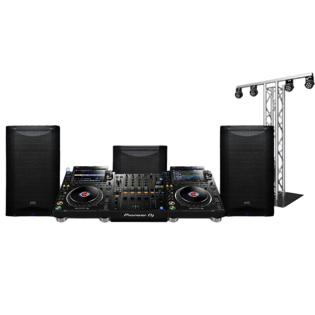 CDJ 3000 Full Bundle with Speakers and a Truss