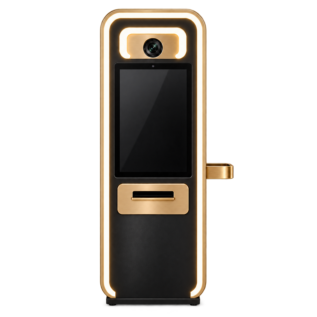 AMPD Signature Photo Booth, front view